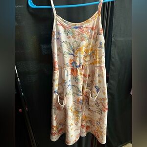 Girls Floral Dress with Pockets